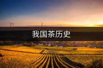 我國(guó)茶歷史
