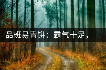 品班易青餅：霸氣十足，母儀天下