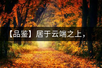 【品鑒】居于云端之上，把歲月“熟”透