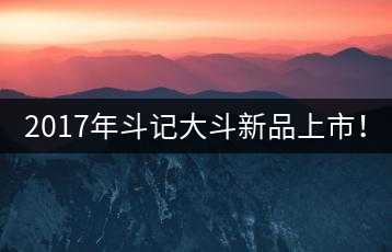 2017年斗記大斗新品上市！