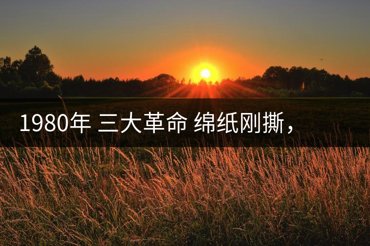 1980年 三大革命 綿紙剛撕，品相極好，整體干凈漂亮1980年 三大革命 綿紙剛撕，品相極好，整體干凈漂亮