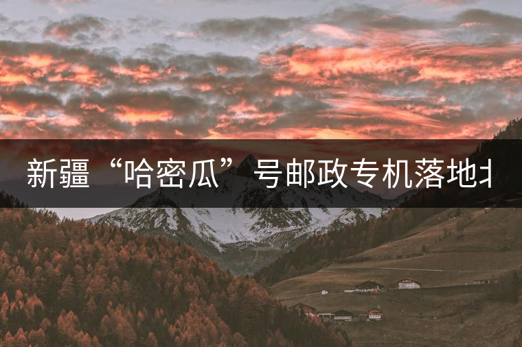 新疆“哈密瓜”號郵政專機(jī)落地北京，243種哈密瓜你見過嗎？