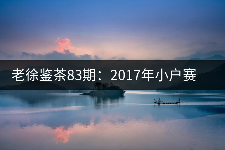 老徐鑒茶83期:2017年小戶賽普洱茶春茶品鑒報(bào)告(廣東茶友寄) 老徐鑒茶83期:2017年小戶賽普洱茶春茶品鑒報(bào)告(廣東茶友寄)