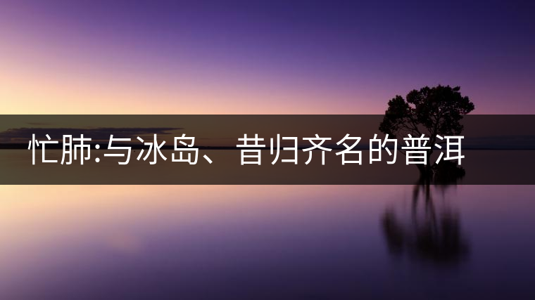 忙肺:與冰島、昔歸齊名的普洱茶忙肺：與冰島、昔歸齊名的普洱茶