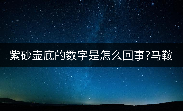 紫砂壺底的數(shù)字是怎么回事?馬鞍山的普洱茶品質(zhì)如何?紫砂壺底的數(shù)字是怎么回事？馬鞍山的普洱茶品質(zhì)如何？
