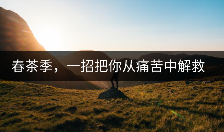 春茶季，一招把你從痛苦中解救出來(lái)