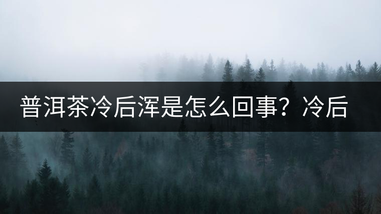 普洱茶冷后渾是怎么回事?冷后渾的普洱茶品質好不好? 普洱茶冷后渾是怎么回事?冷后渾的普洱茶品質好不好?