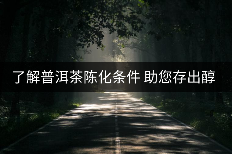了解普洱茶陳化條件 助您存出醇香普洱茶 了解普洱茶陳化條件 助您存出醇香普洱茶