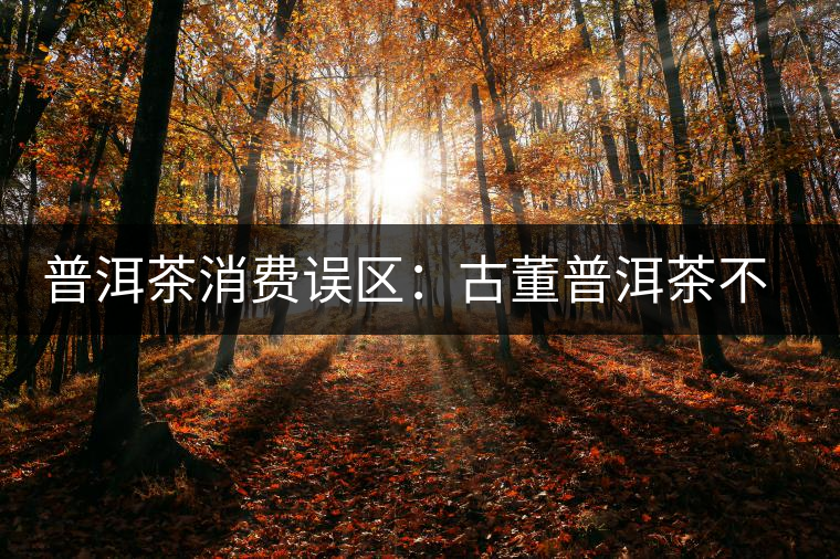 普洱茶消費(fèi)誤區(qū)：古董普洱茶不是越老越值錢
