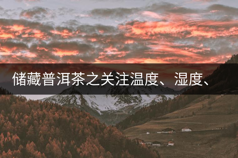 儲(chǔ)藏普洱茶之關(guān)注溫度、濕度、異味因素影響