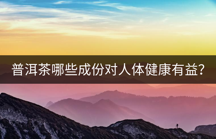 普洱茶哪些成份對(duì)人體健康有益？