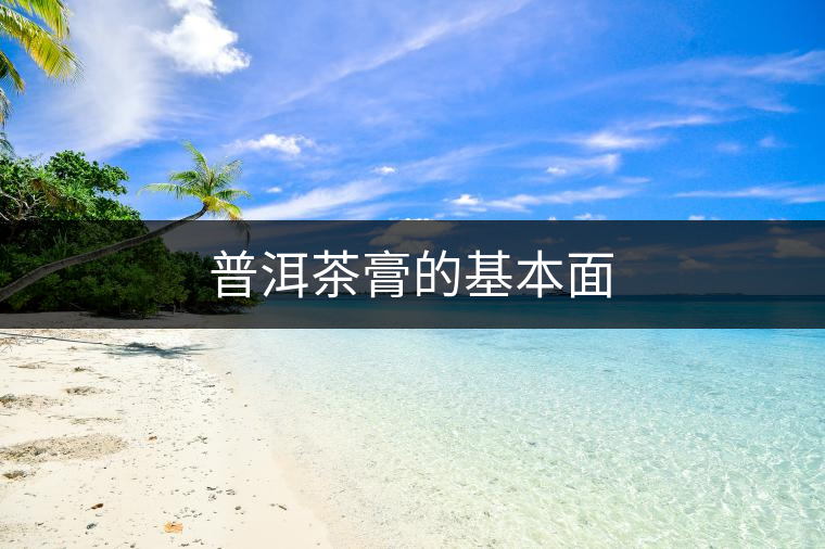 普洱茶膏的基本面 普洱茶膏的基本面