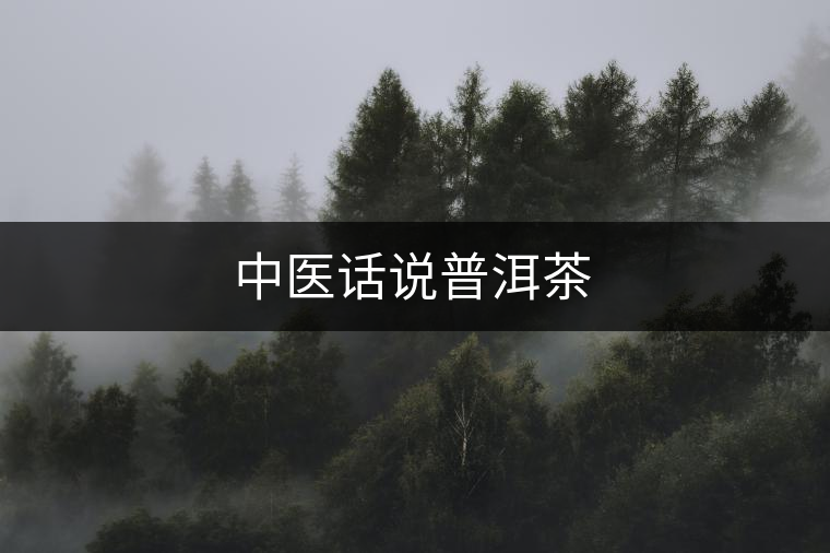 中醫(yī)話說普洱茶 中醫(yī)話說普洱茶