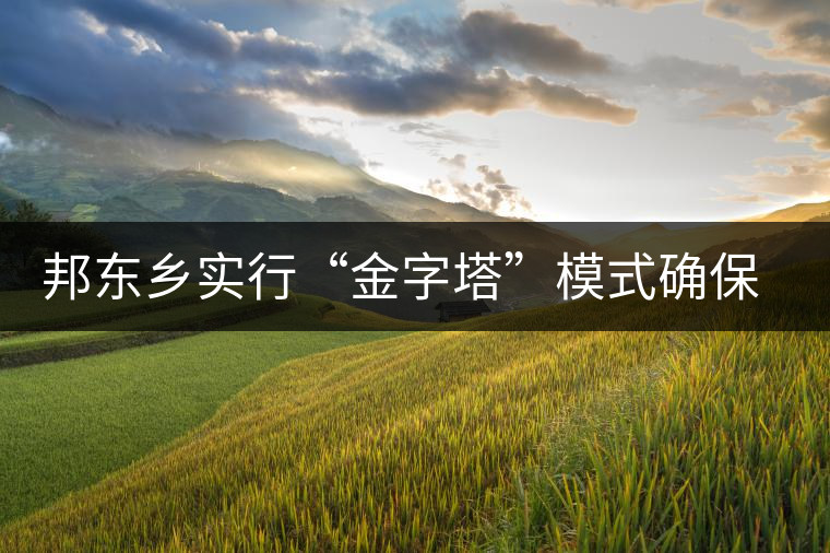 邦東鄉(xiāng)實(shí)行“金字塔”模式確保茶葉產(chǎn)業(yè)健康發(fā)展 邦東鄉(xiāng)實(shí)行“金字塔”模式確保茶葉產(chǎn)業(yè)健康發(fā)展