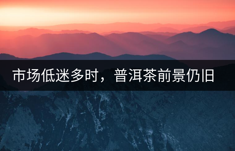 市場低迷多時，普洱茶前景仍舊被大佬們看好