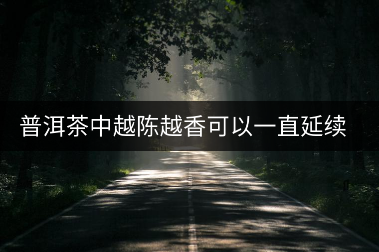 普洱茶中越陳越香可以一直延續(xù)下去嗎？