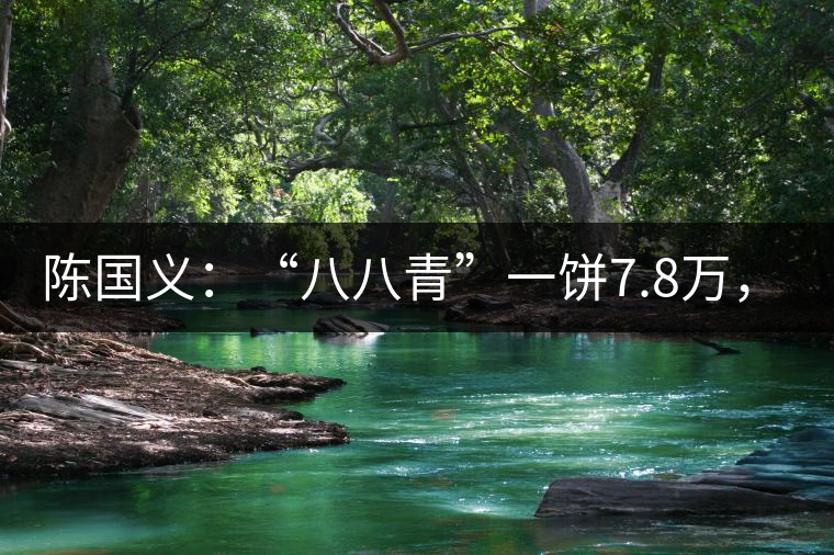 陳國義：“八八青”一餅7.8萬，“我沒貨供應(yīng)了”