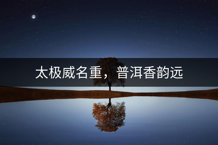 太極威名重,普洱香韻遠 太極威名重,普洱香韻遠