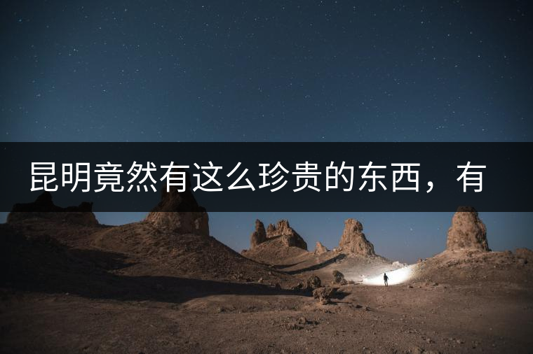 昆明竟然有這么珍貴的東西，有錢都不一定能買到