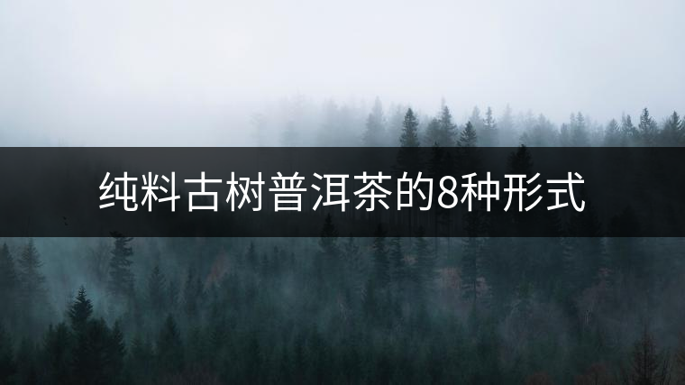 純料古樹(shù)普洱茶的8種形式 純料古樹(shù)普洱茶的8種形式