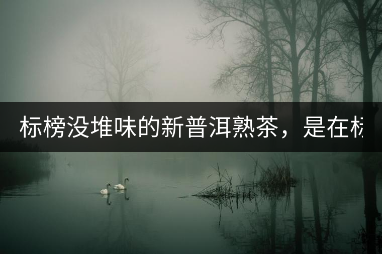 標(biāo)榜沒堆味的新普洱熟茶，是在標(biāo)榜無知！