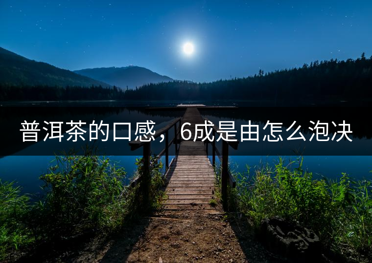 普洱茶的口感，6成是由怎么泡決定的！