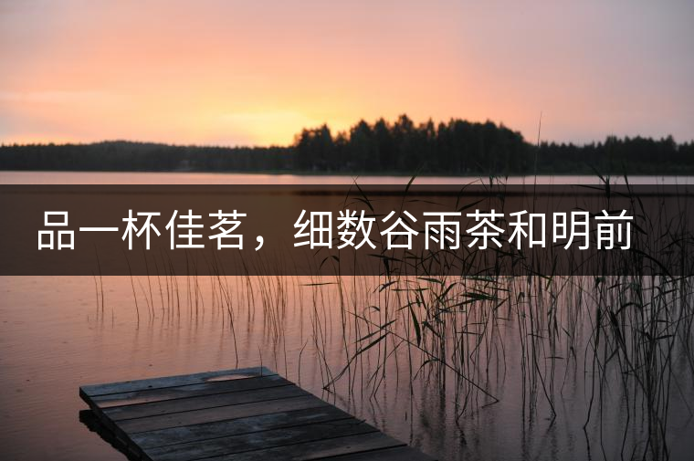 品一杯佳茗，細(xì)數(shù)谷雨茶和明前茶的區(qū)別