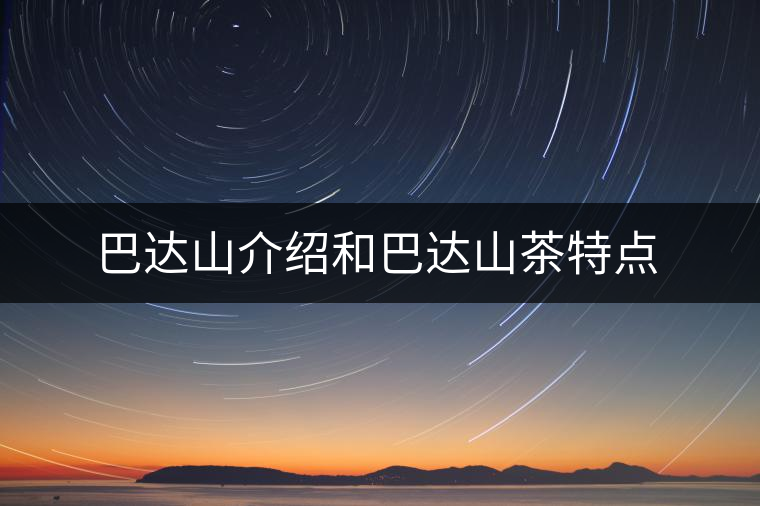 巴達山介紹和巴達山茶特點 巴達山介紹和巴達山茶特點