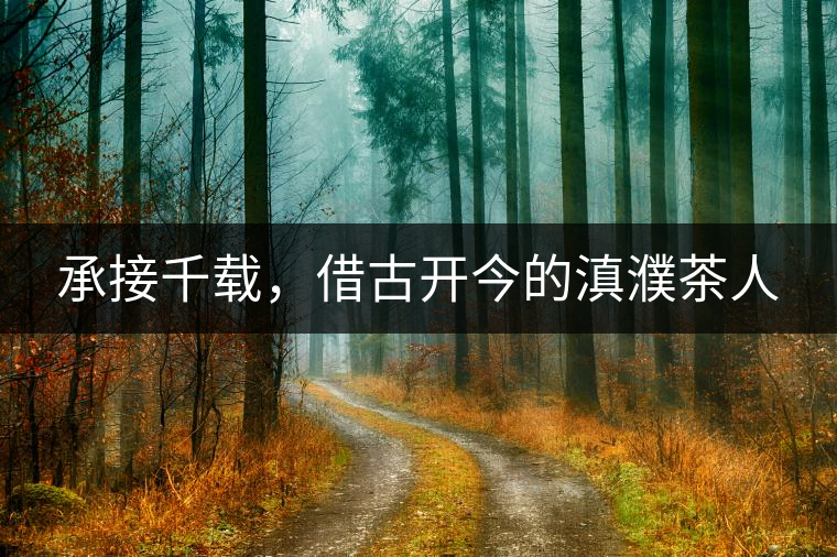 承接千載，借古開今的滇濮茶人