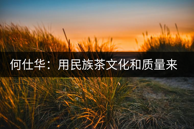 何仕華：用民族茶文化和質(zhì)量來(lái)鑄造品牌