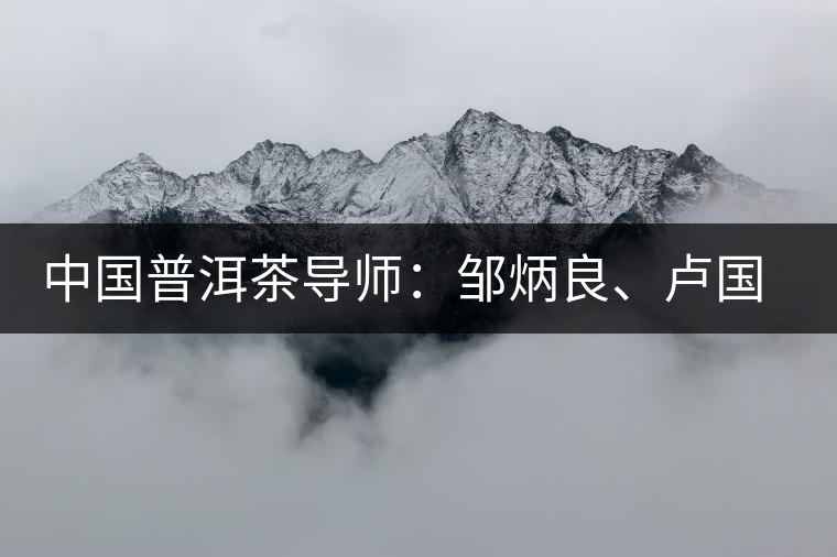 中國(guó)普洱茶導(dǎo)師：鄒炳良、盧國(guó)齡