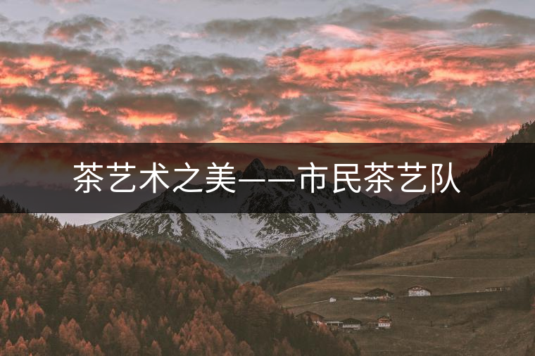 茶藝術之美——市民茶藝隊