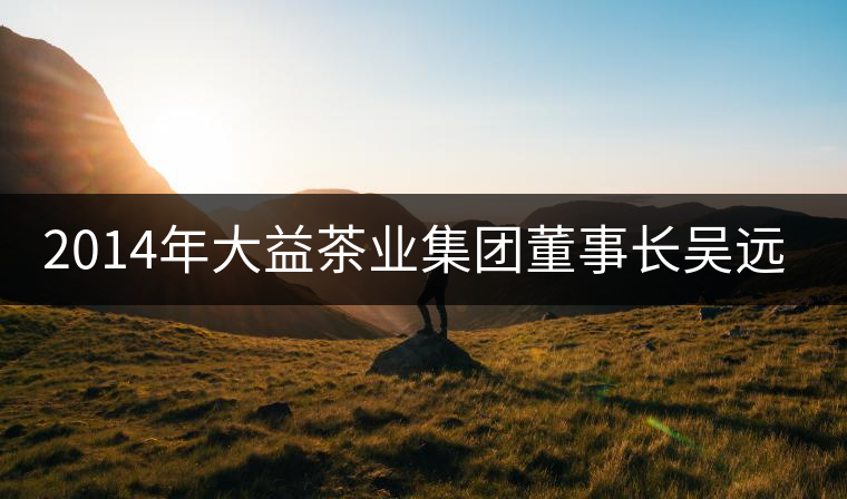 2014年大益茶業(yè)集團(tuán)董事長吳遠(yuǎn)之訪談 2014年大益茶業(yè)集團(tuán)董事長吳遠(yuǎn)之訪談