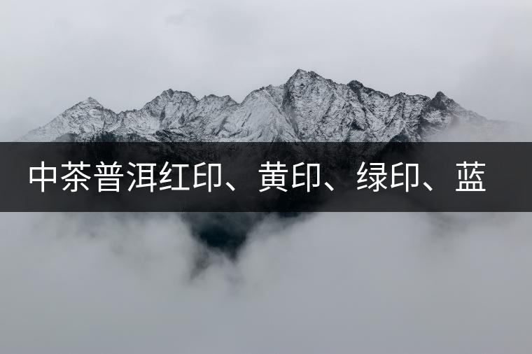 中茶普洱紅印、黃印、綠印、藍(lán)印的含義