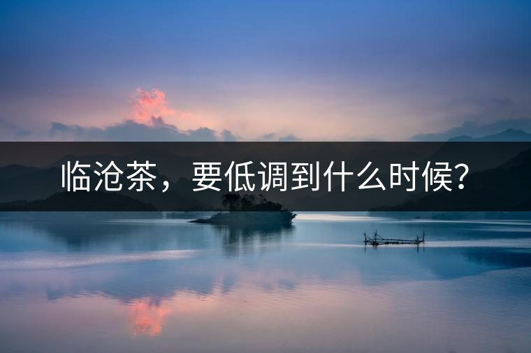 臨滄茶，要低調(diào)到什么時候？