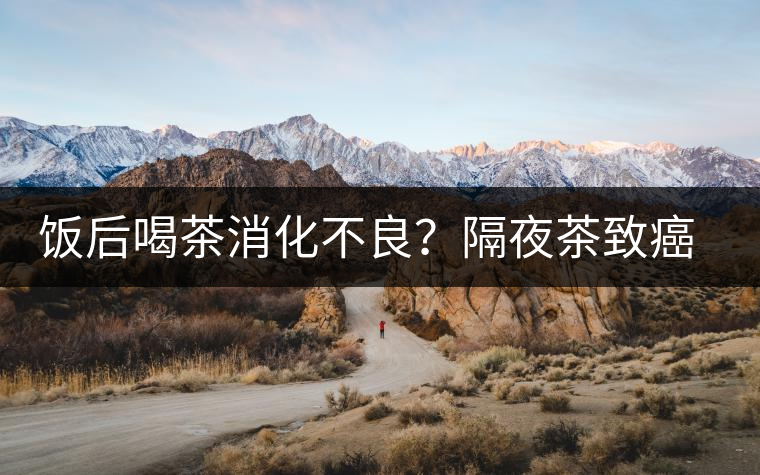 飯后喝茶消化不良？隔夜茶致癌？9個喝茶流言你該好好分個真假