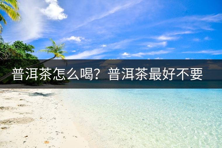 普洱茶怎么喝？普洱茶最好不要煮了喝