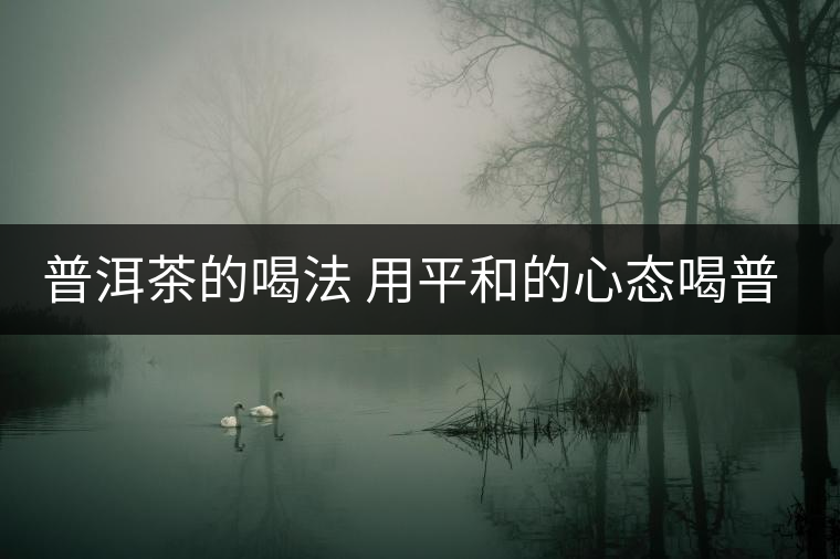 普洱茶的喝法 用平和的心態(tài)喝普洱茶
