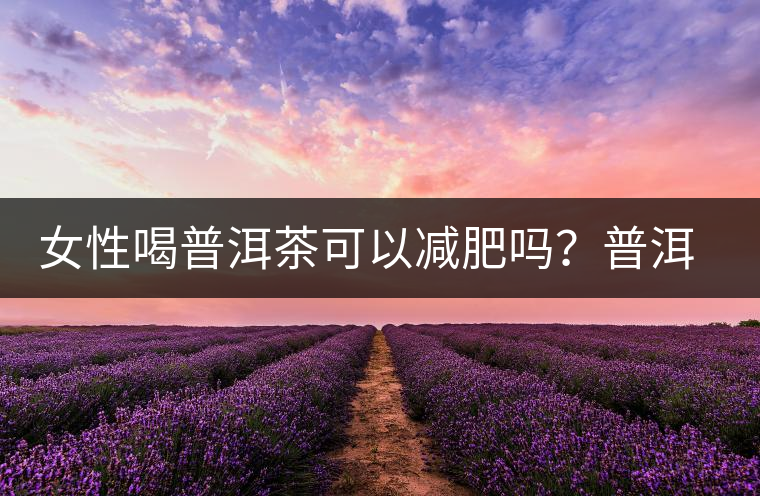 女性喝普洱茶可以減肥嗎？普洱茶的功效又有哪些呢？