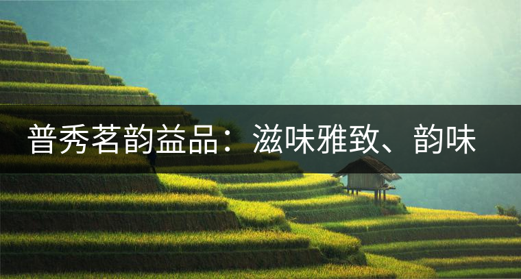 普秀茗韻益品：滋味雅致、韻味悠然