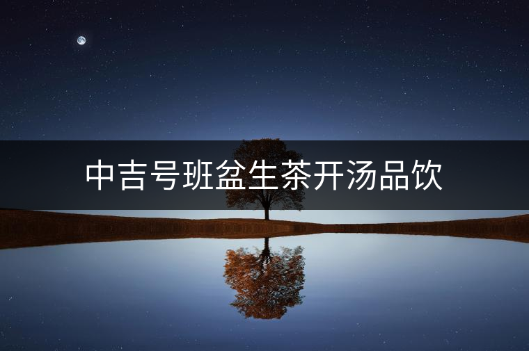 中吉號(hào)班盆生茶開湯品飲 中吉號(hào)班盆生茶開湯品飲