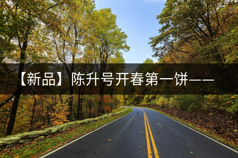 【新品】陳升號(hào)開春第一餅——“青云”即將上線