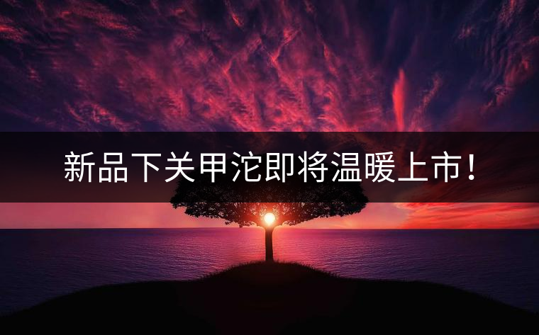 新品下關甲沱即將溫暖上市！