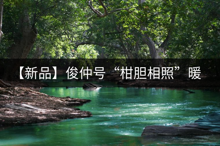 【新品】俊仲號“柑膽相照”暖心來襲！