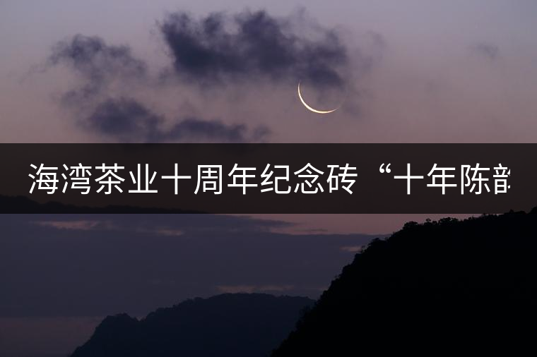 海灣茶業(yè)十周年紀(jì)念磚“十年陳韻”品鑒！