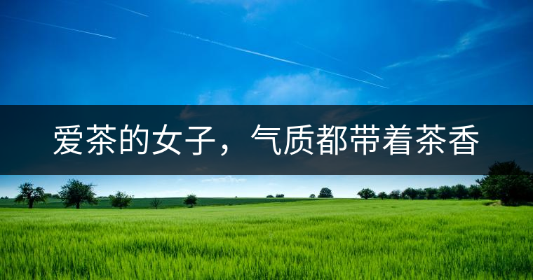 愛茶的女子，氣質(zhì)都帶著茶香