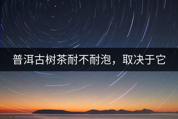 普洱古樹(shù)茶耐不耐泡，取決于它