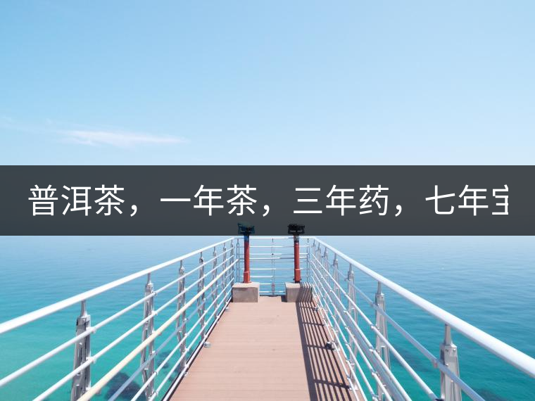 普洱茶，一年茶，三年藥，七年寶2020年為自己存點好茶