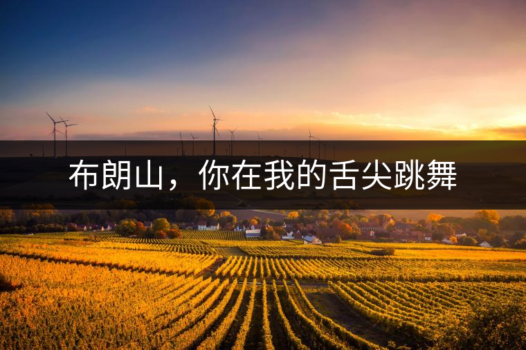 布朗山，你在我的舌尖跳舞