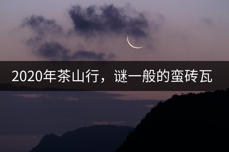 2020年茶山行，謎一般的蠻磚瓦竜古茶山